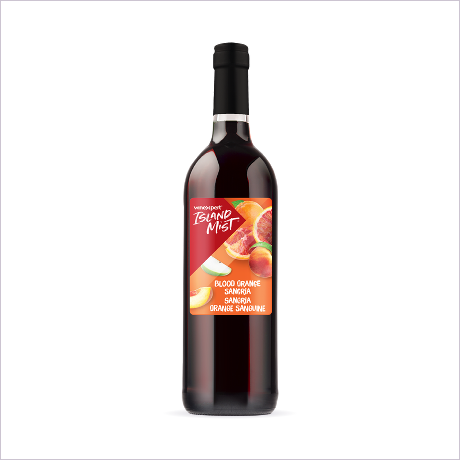 Island Mist Blood Orange Sangria bottle on white