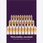Thirty bottles, one batch — Island Mist Peach Apricot