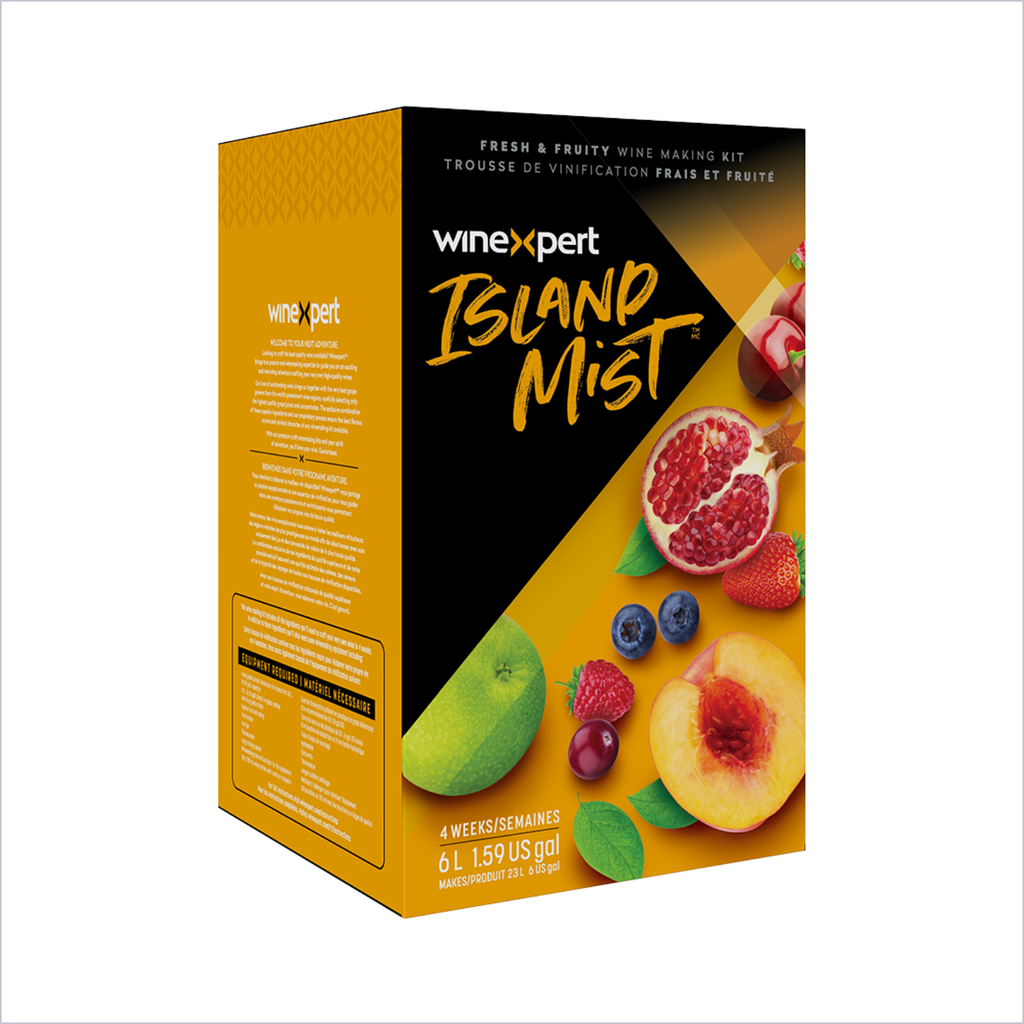 Island Mist Raspberry Dragon Fruit wine kit box