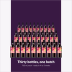 Thirty bottles, one batch — Island Mist Raspberry Peach Sangria