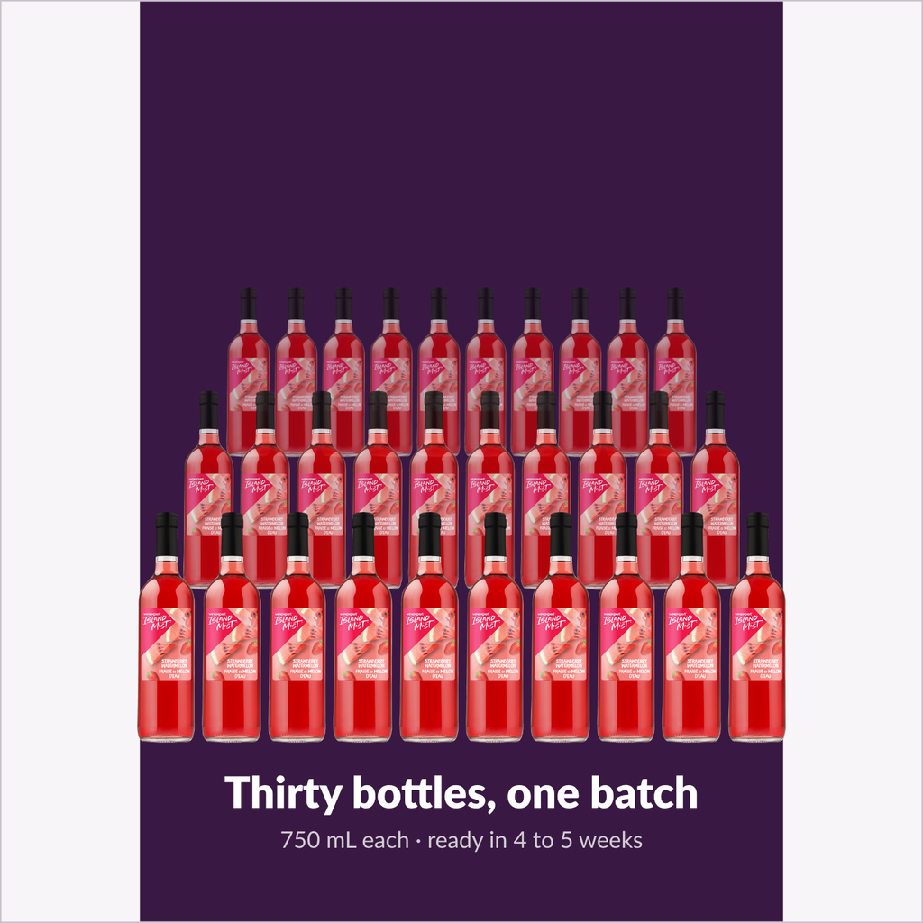 Thirty bottles, one batch — Island Mist Strawberry Watermelon