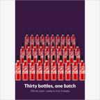 Thirty bottles, one batch — Island Mist Strawberry