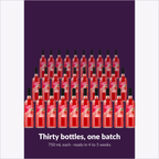 Thirty bottles, one batch — Island Mist Watermelon