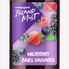 Island Mist Wildberry label detail