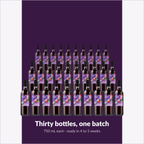 Thirty bottles, one batch — Island Mist Wildberry