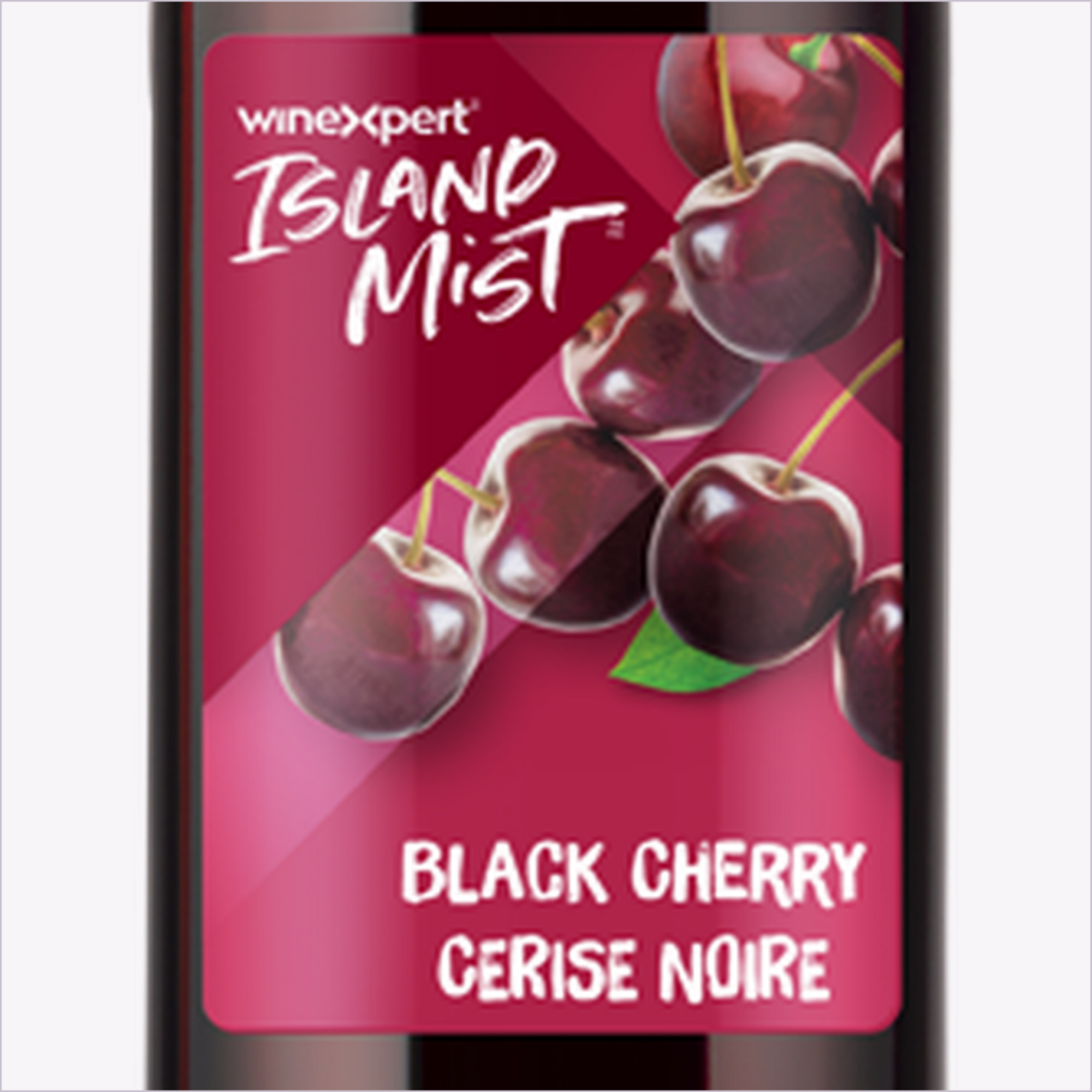 Island Mist Black Cherry label