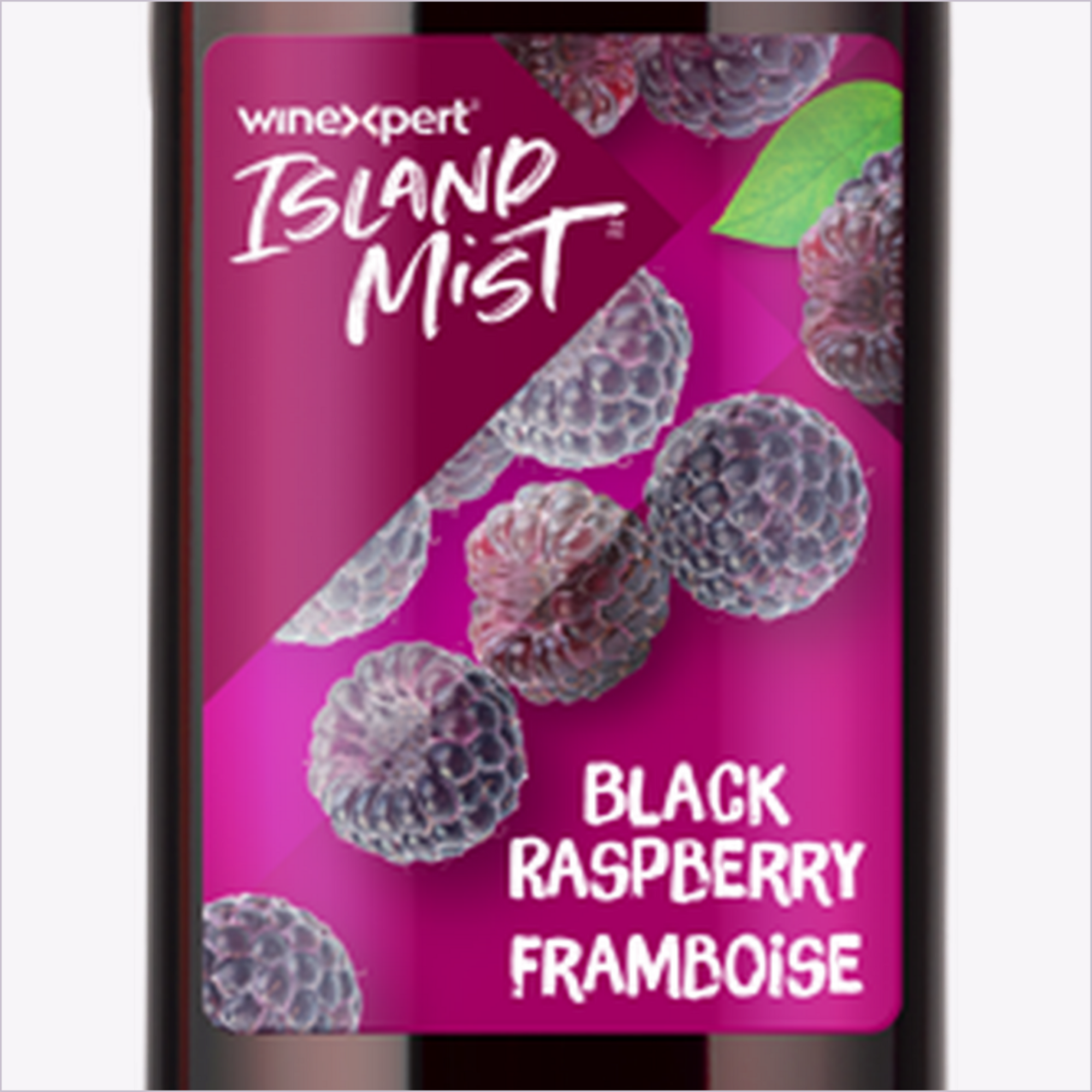 Island Mist Black Raspberry label