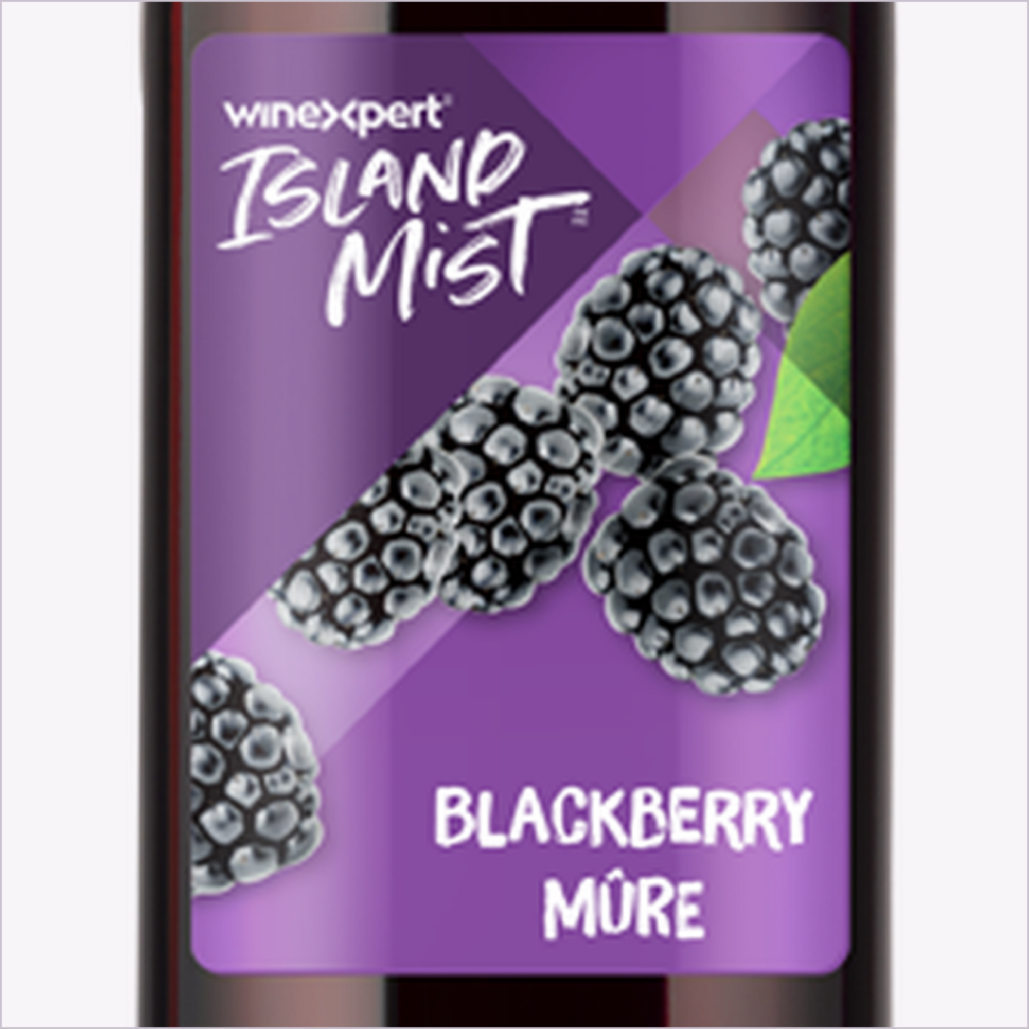 Island Mist Blackberry label