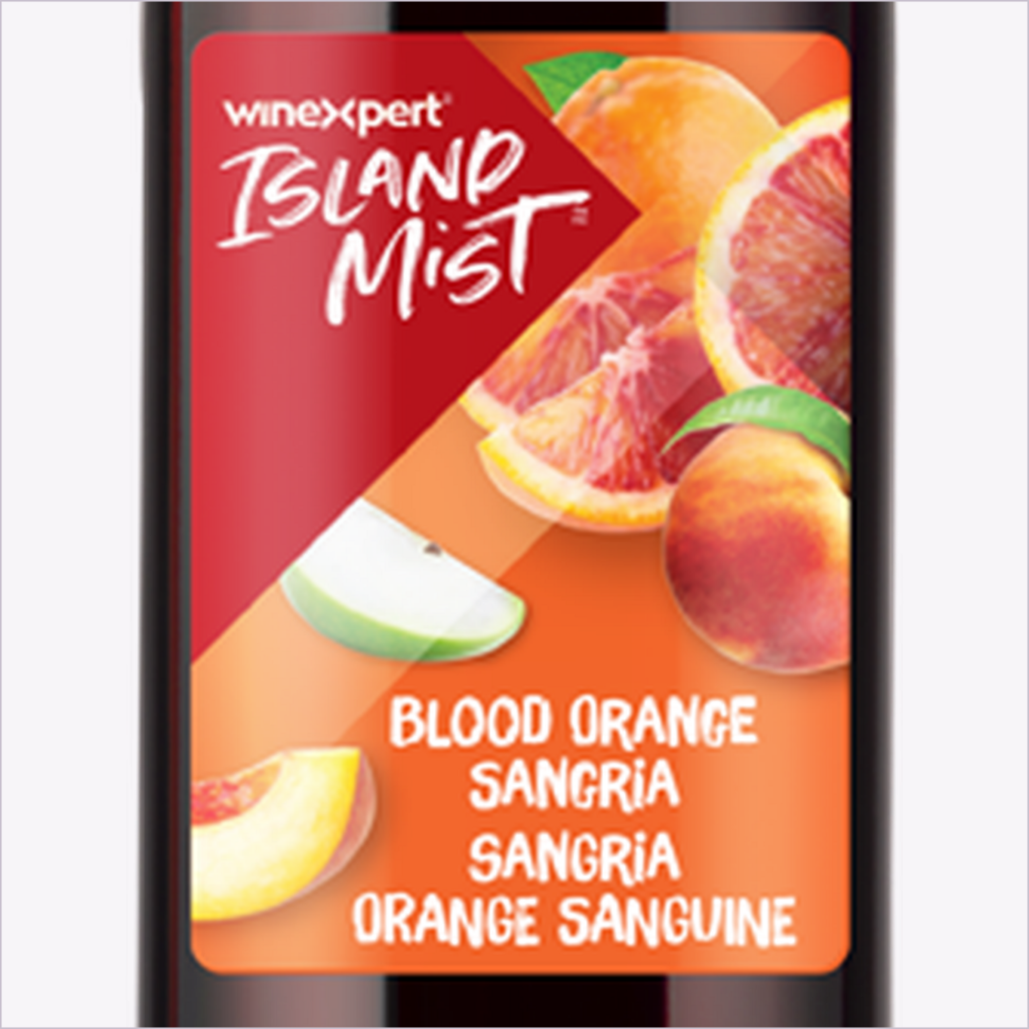 Island Mist Blood Orange Sangria label