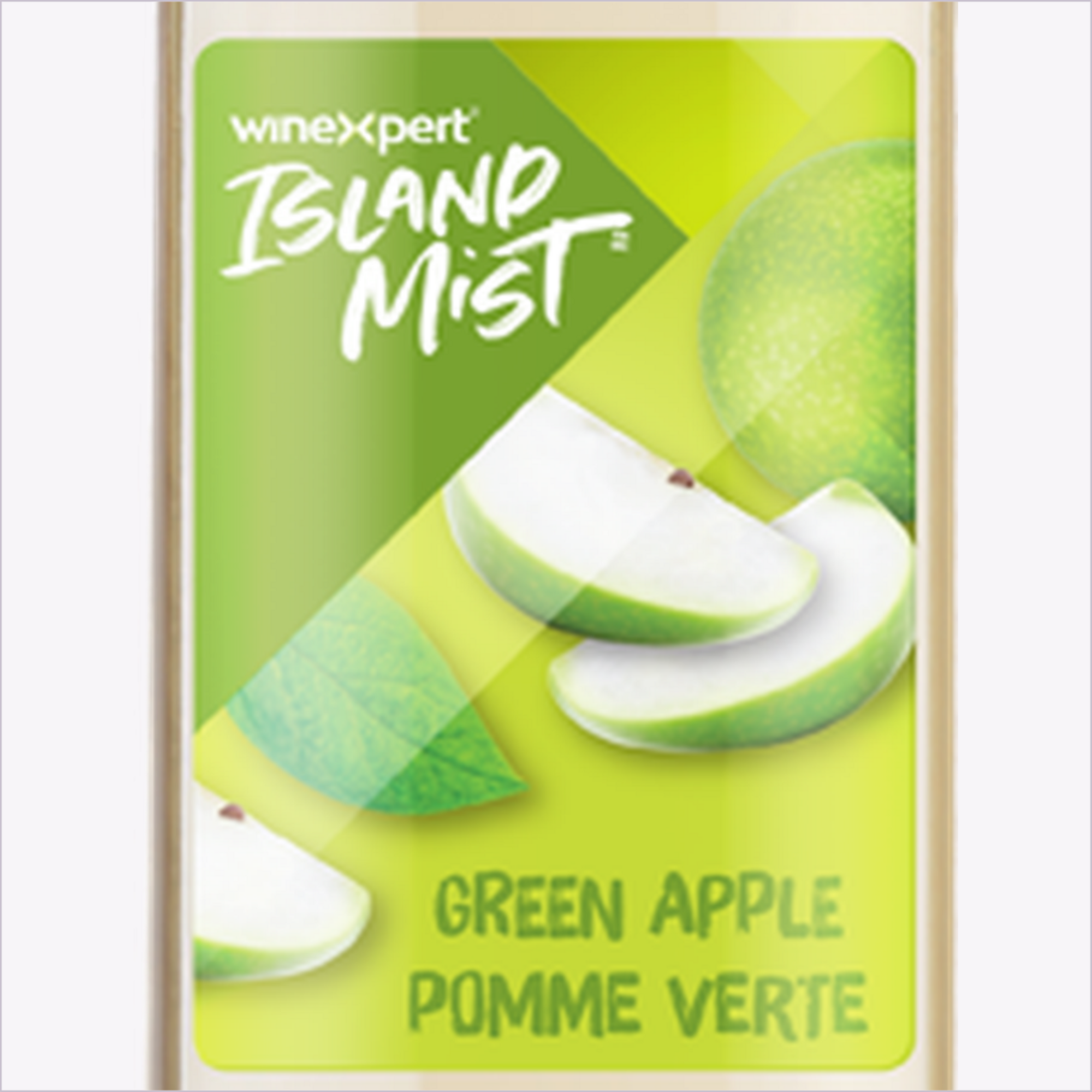 Island Mist Green Apple label