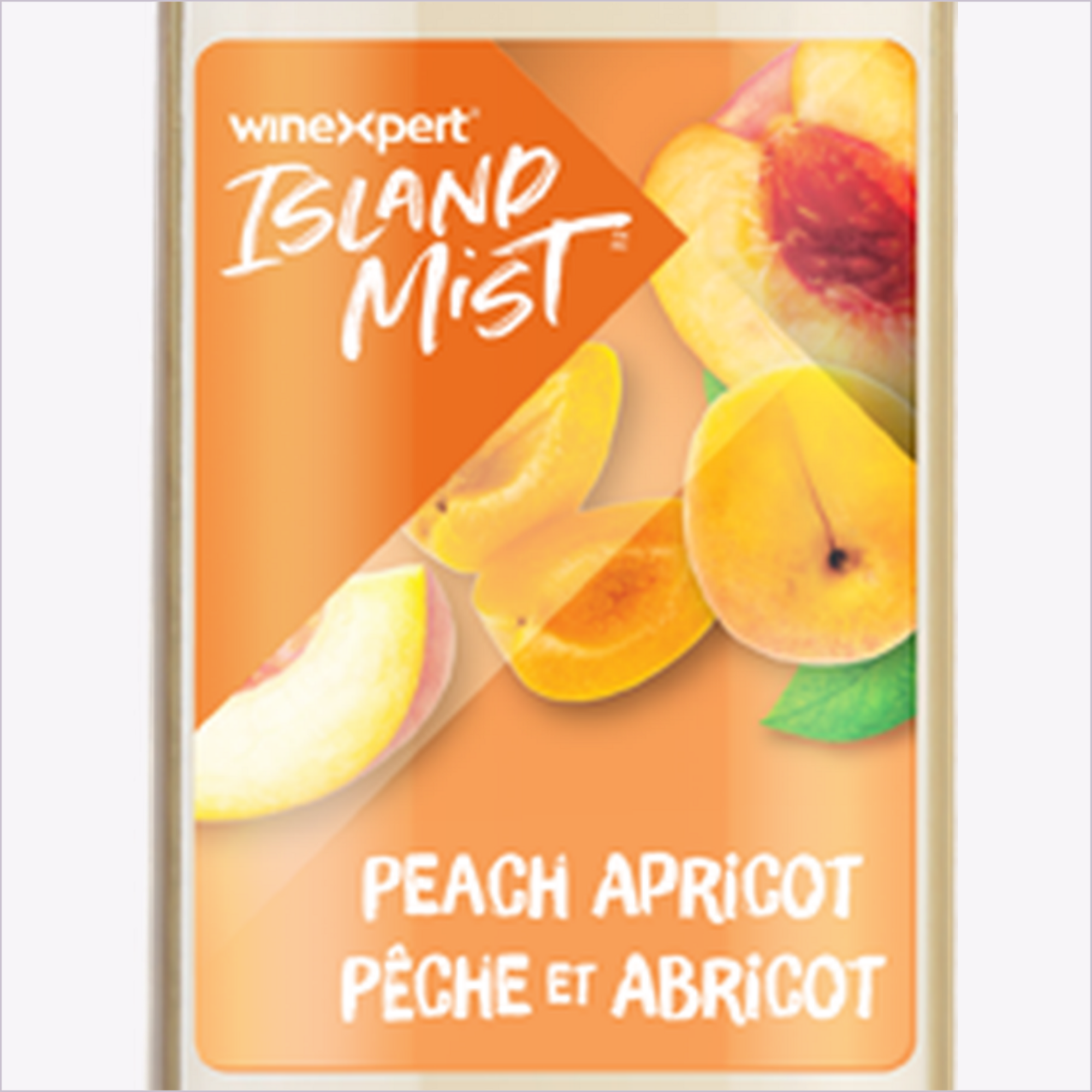 Island Mist Peach Apricot label