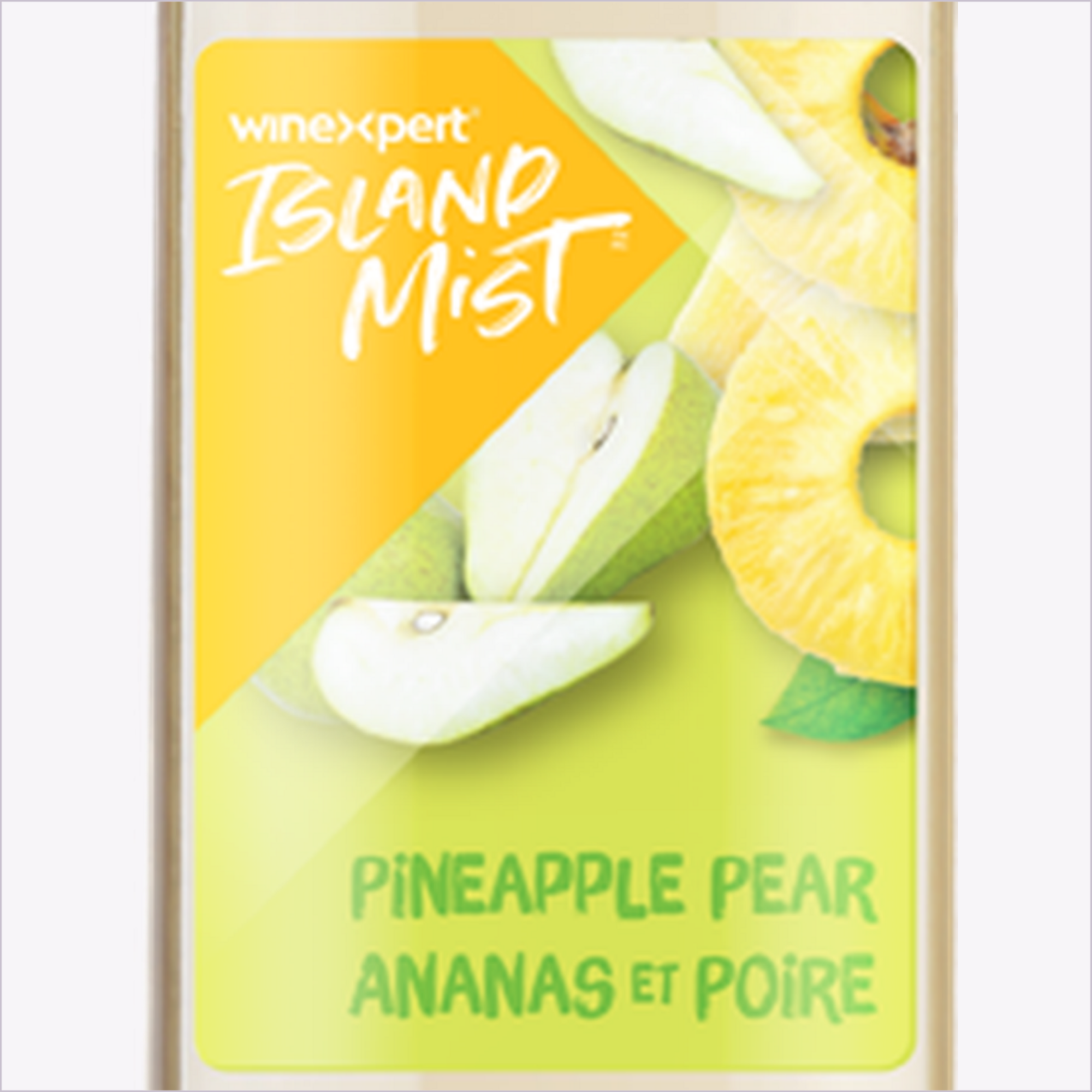Island Mist Pineapple Pear label
