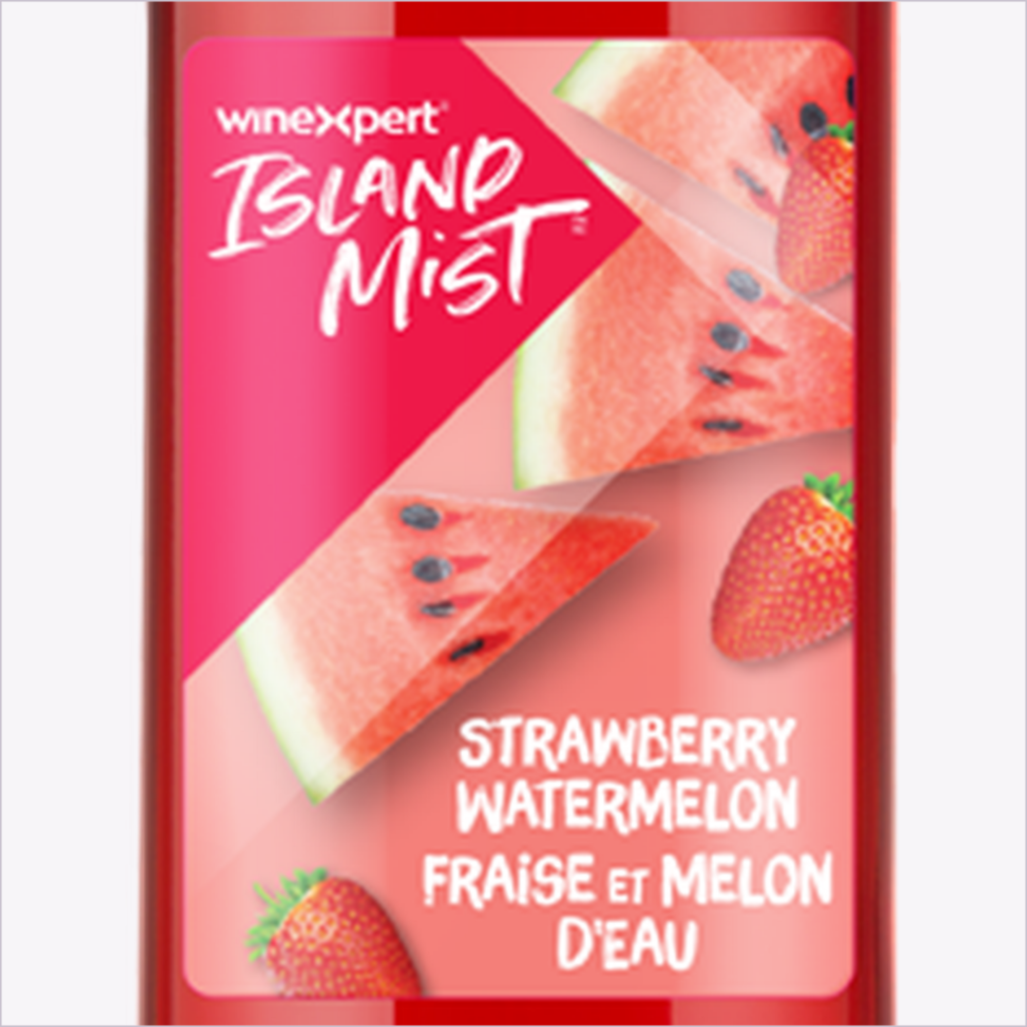 Island Mist Strawberry Watermelon label