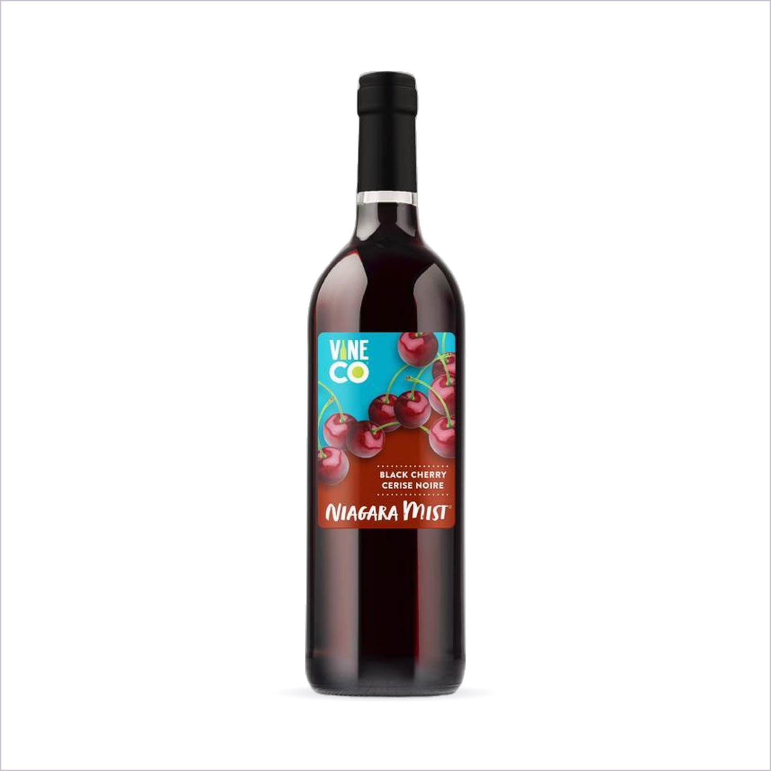 Niagara Mist Black Cherry bottle on white
