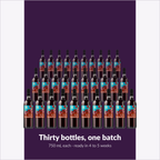 Thirty bottles, one batch — Niagara Mist Black Cherry