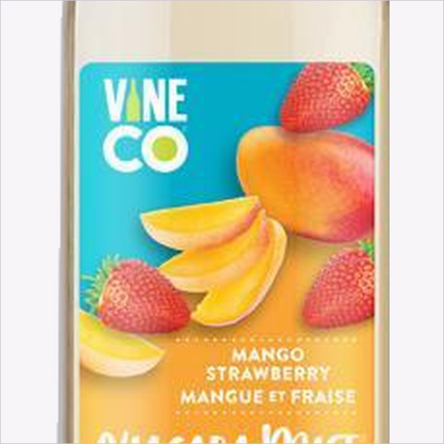 Niagara Mist Mango Strawberry label detail