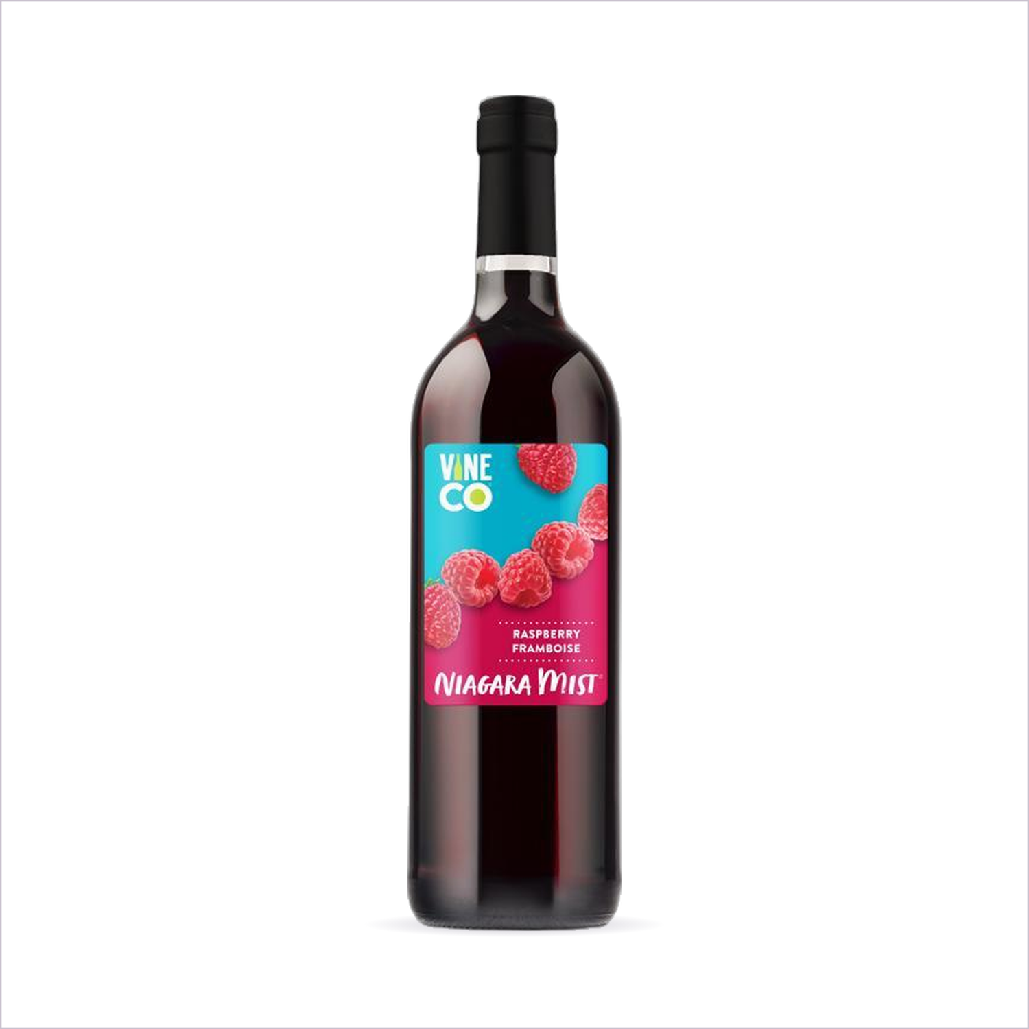 Niagara Mist Raspberry bottle on white