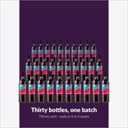 Thirty bottles, one batch — Niagara Mist Raspberry