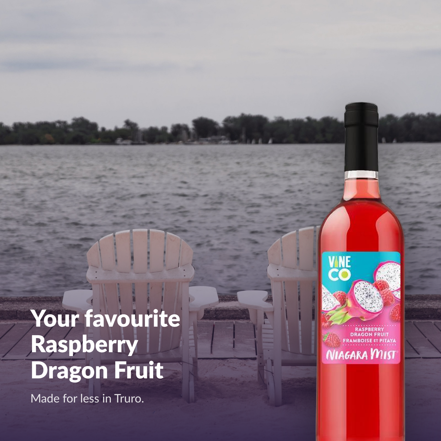 Niagara Mist Raspberry Dragon Fruit bottle — your favourite Raspberry Dragon Fruit, made for less in Truro