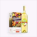 Orchard Breezin' Tropical Lime wine kit box with the finished bottle