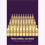 One Orchard Breezin' Peach Perfection batch yields thirty 750 mL bottles