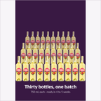 One Orchard Breezin' Strawberry Sensation batch yields thirty 750 mL bottles