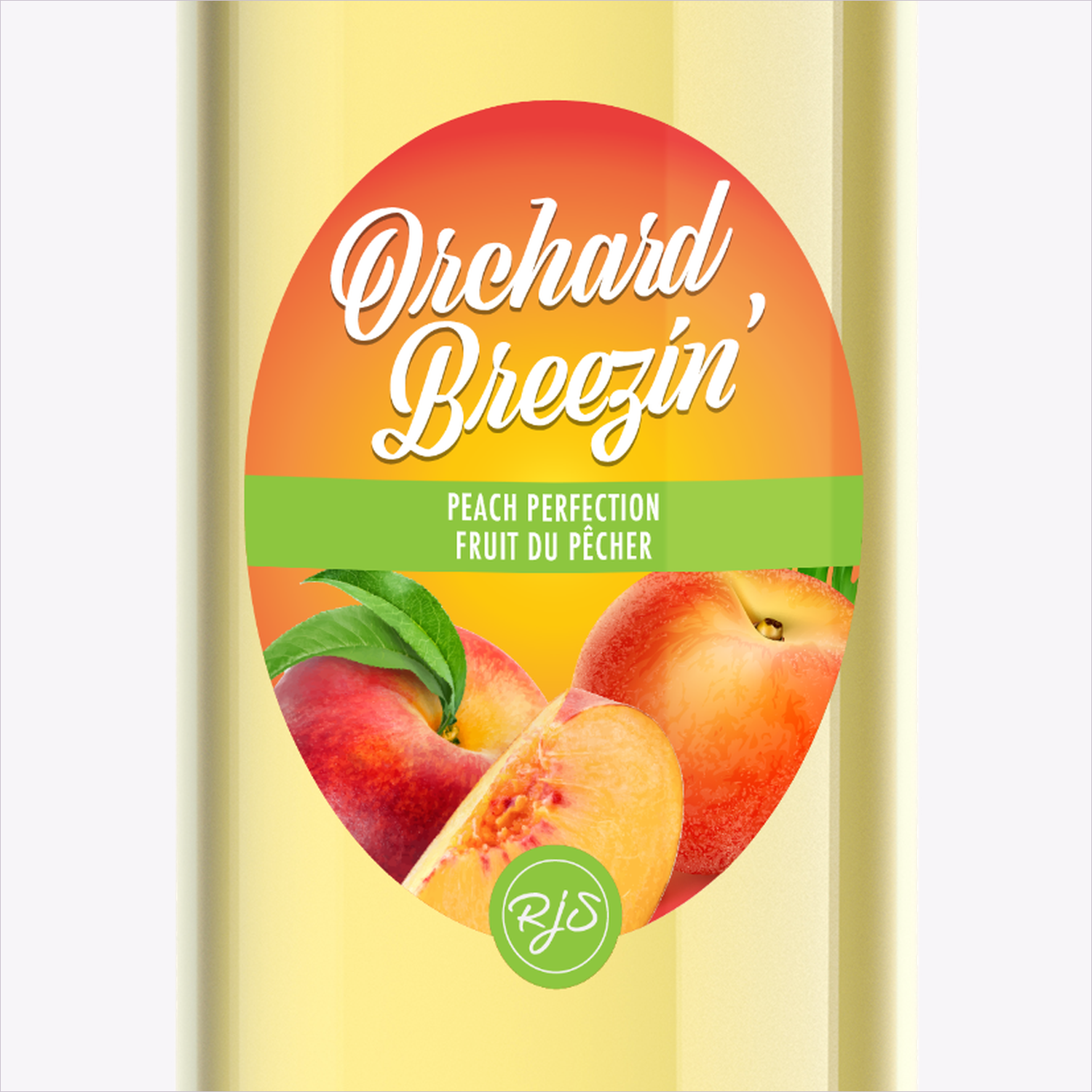 Peach Perfection label