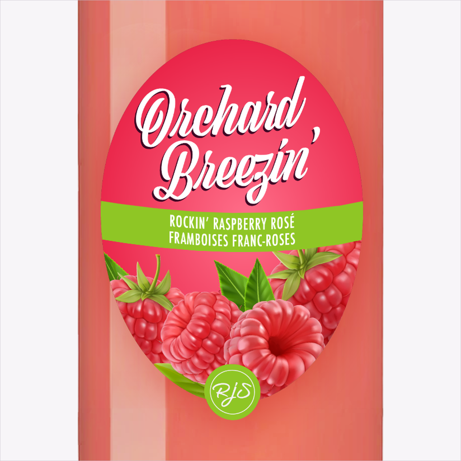 Rockin' Raspberry Rose label