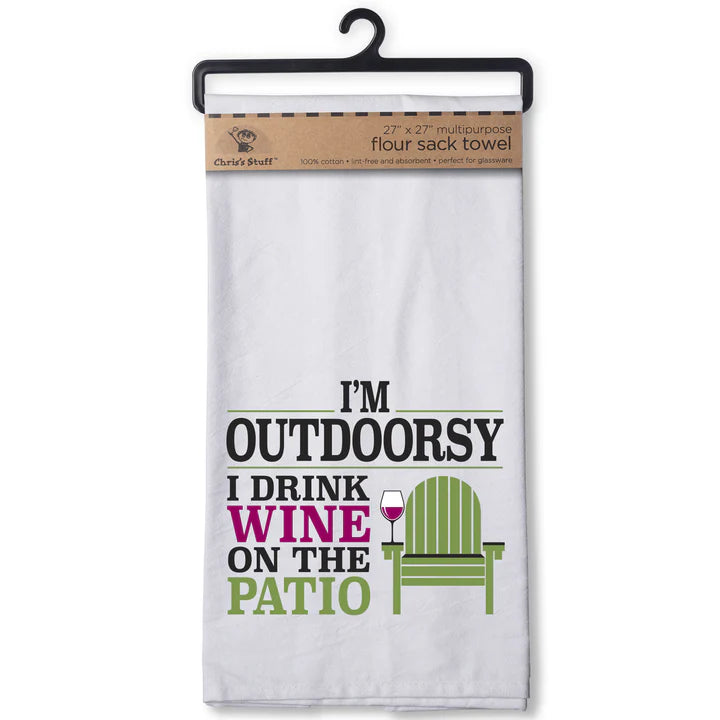 Flour Sack Towel - Outdoorsy
