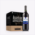 RQ27 Cabernet Franc wine kit box beside the finished bottle