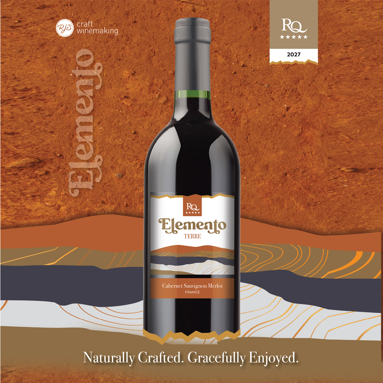 RQ27 Elemento Terre — Cabernet Sauvignon Merlot from France
