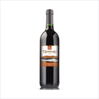 Finished bottle of RQ27 Cabernet Sauvignon Merlot on a white background