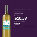 RQ27 Pinot Grigio Sauvignon Blanc costs $10.59 per litre made at Water'n'Wine — save 70 percent