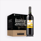 RQ27 Tempranillo Bobal wine kit box beside the finished bottle