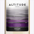 Close-up of the Winexpert Classic Altitude White Torrontés label