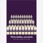 Thirty 750 mL bottles of Altitude White from one batch, ready in 4 to 5 weeks