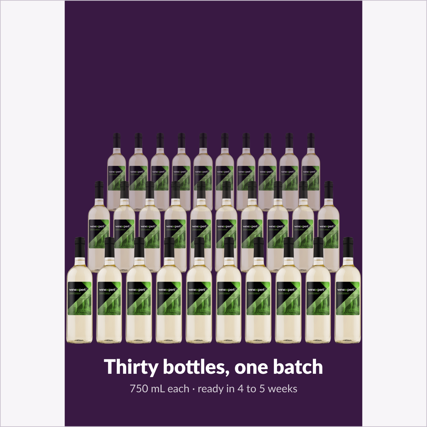 Winexpert Classic Chardonnay wine kit — thirty-bottle batch, Water'n'Wine Truro