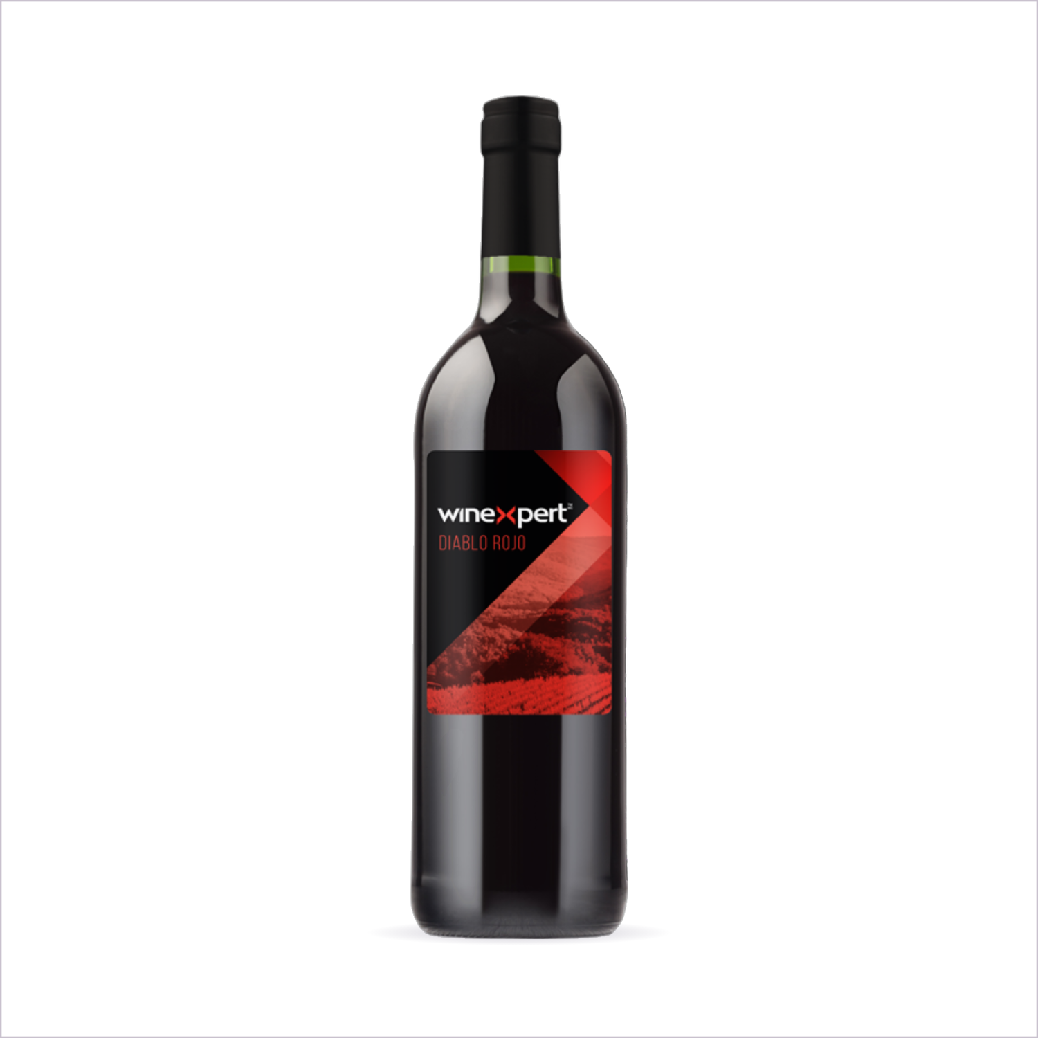 Winexpert Classic Diablo Rojo wine kit — bottle on white, Water'n'Wine Truro