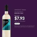 Winexpert Classic Liebfraumilch wine kit — per-litre savings vs liquor store shelf price, Water'n'Wine Truro