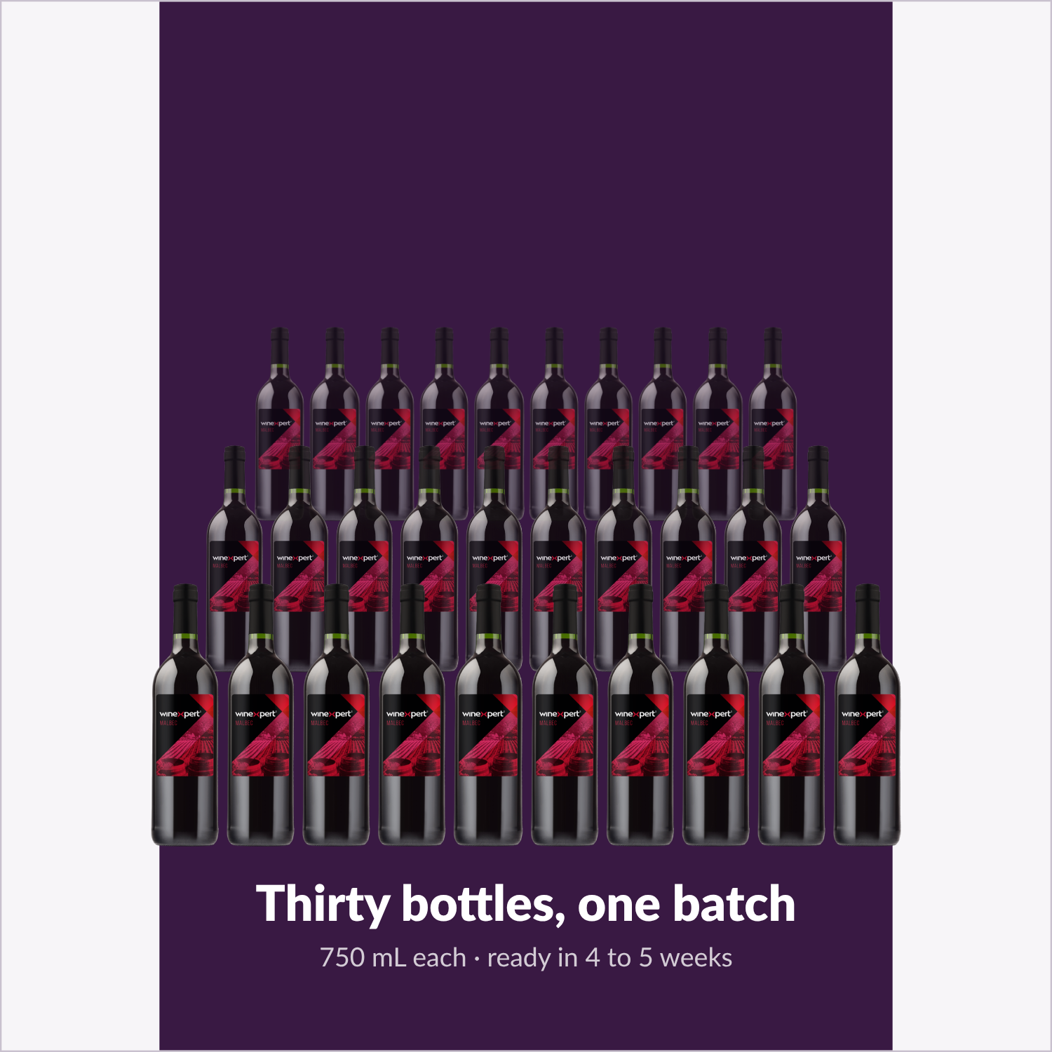 Winexpert Classic Malbec wine kit — thirty-bottle batch, Water'n'Wine Truro