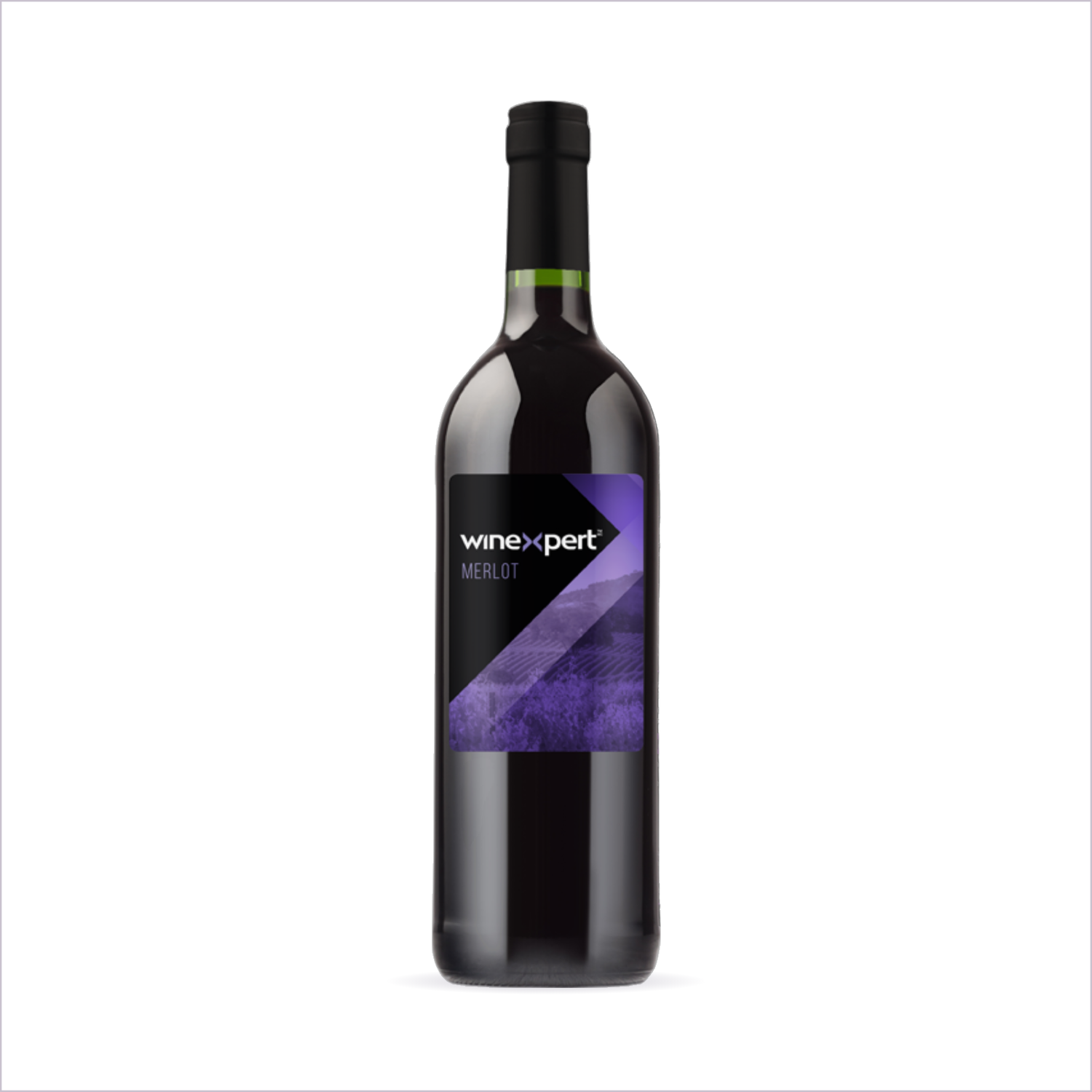 Winexpert Classic Merlot wine kit — bottle on white, Water'n'Wine Truro