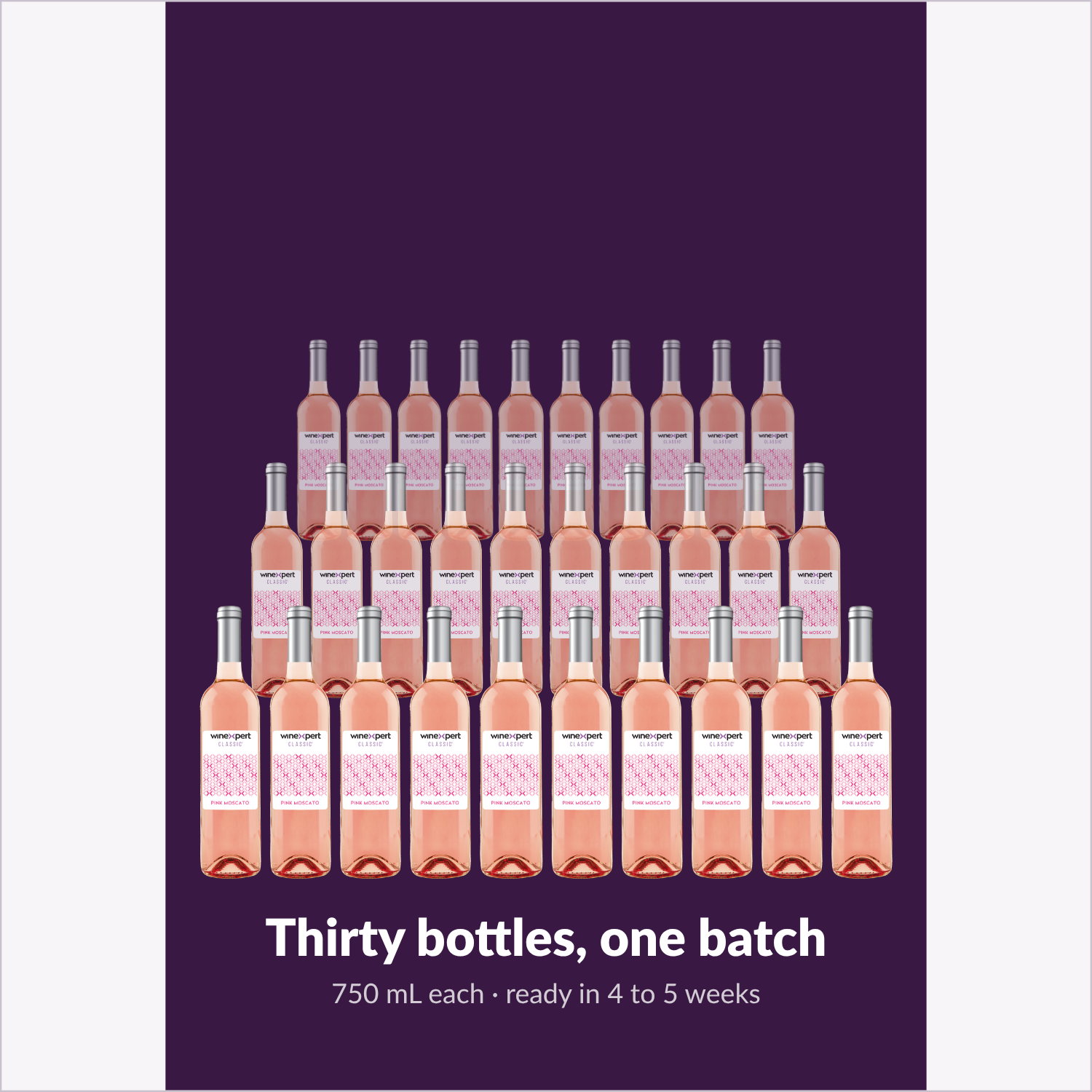 Winexpert Classic Pink Moscato wine kit — thirty-bottle batch, Water'n'Wine Truro