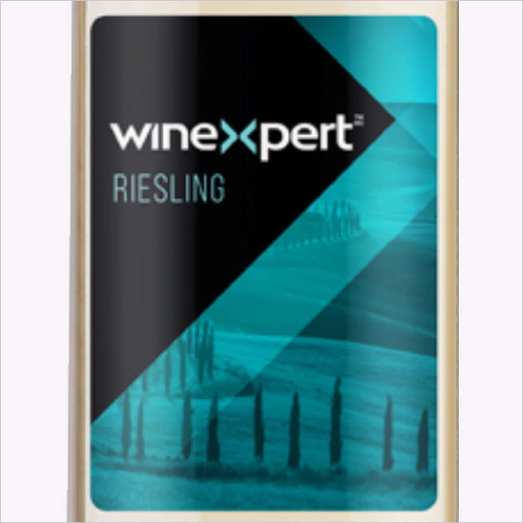 Winexpert Classic Riesling wine kit — label close-up, Water'n'Wine Truro
