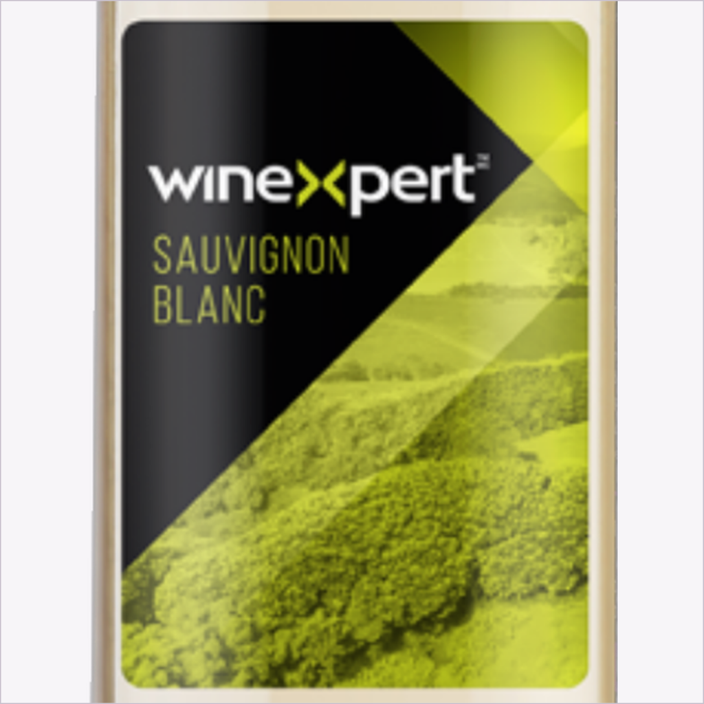 Winexpert Classic Sauvignon Blanc wine kit — label close-up, Water'n'Wine Truro