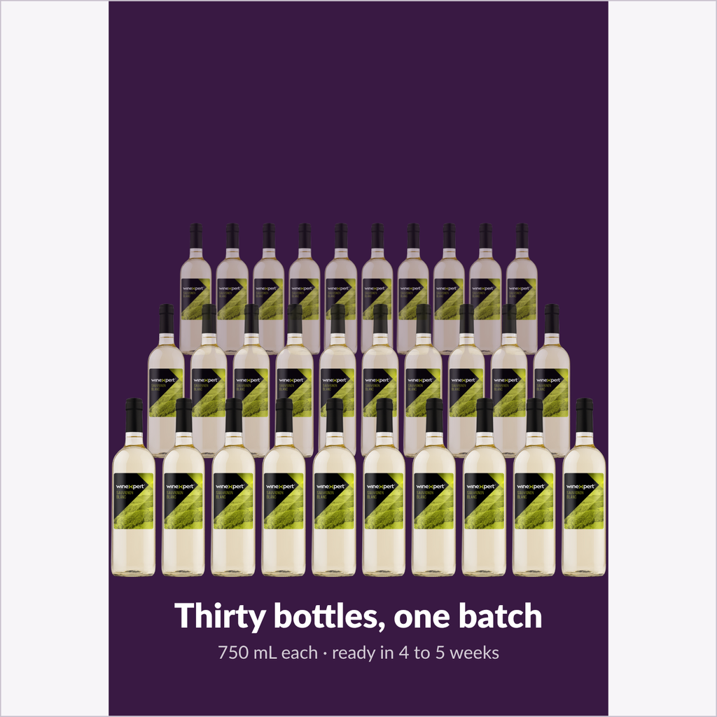Winexpert Classic Sauvignon Blanc wine kit — thirty-bottle batch, Water'n'Wine Truro