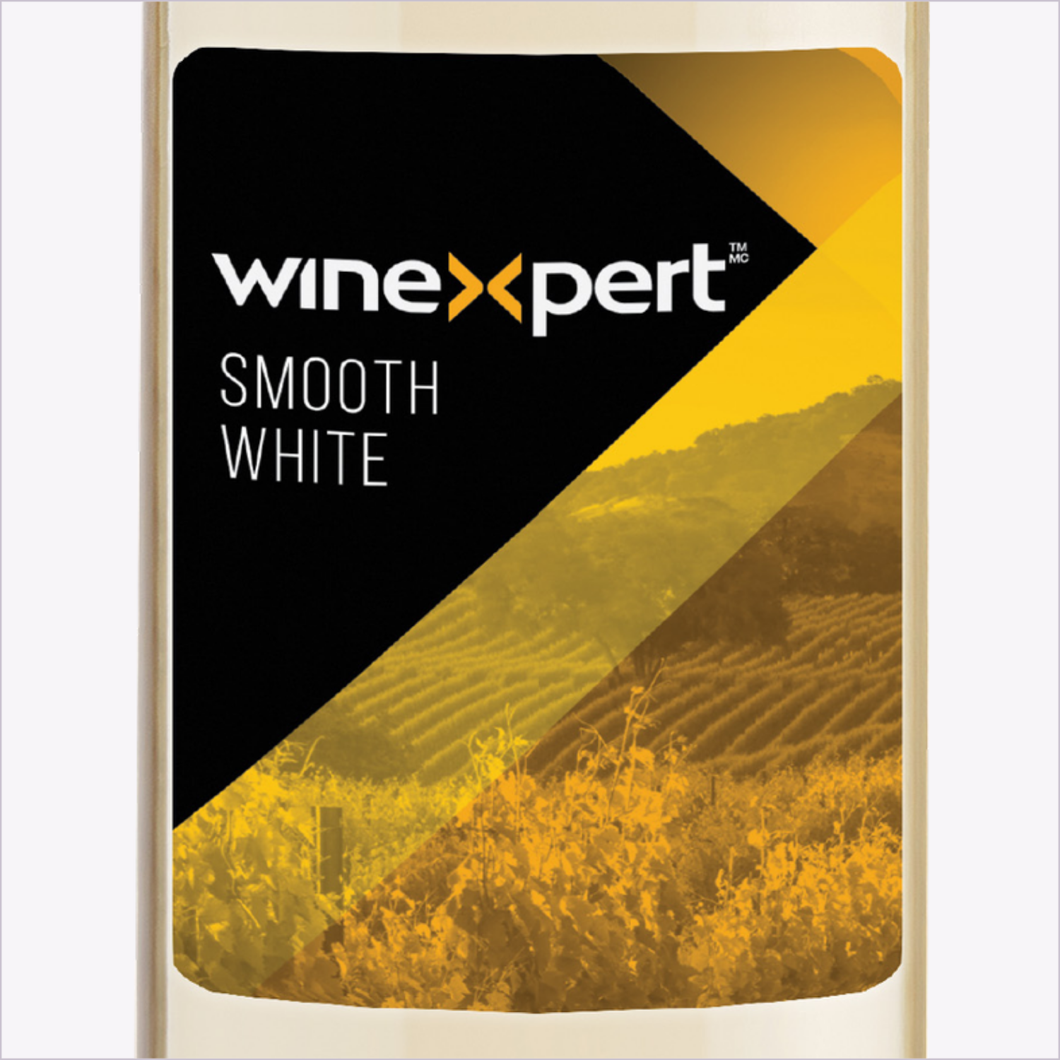 Winexpert Classic Smooth White wine kit — label close-up, Water'n'Wine Truro