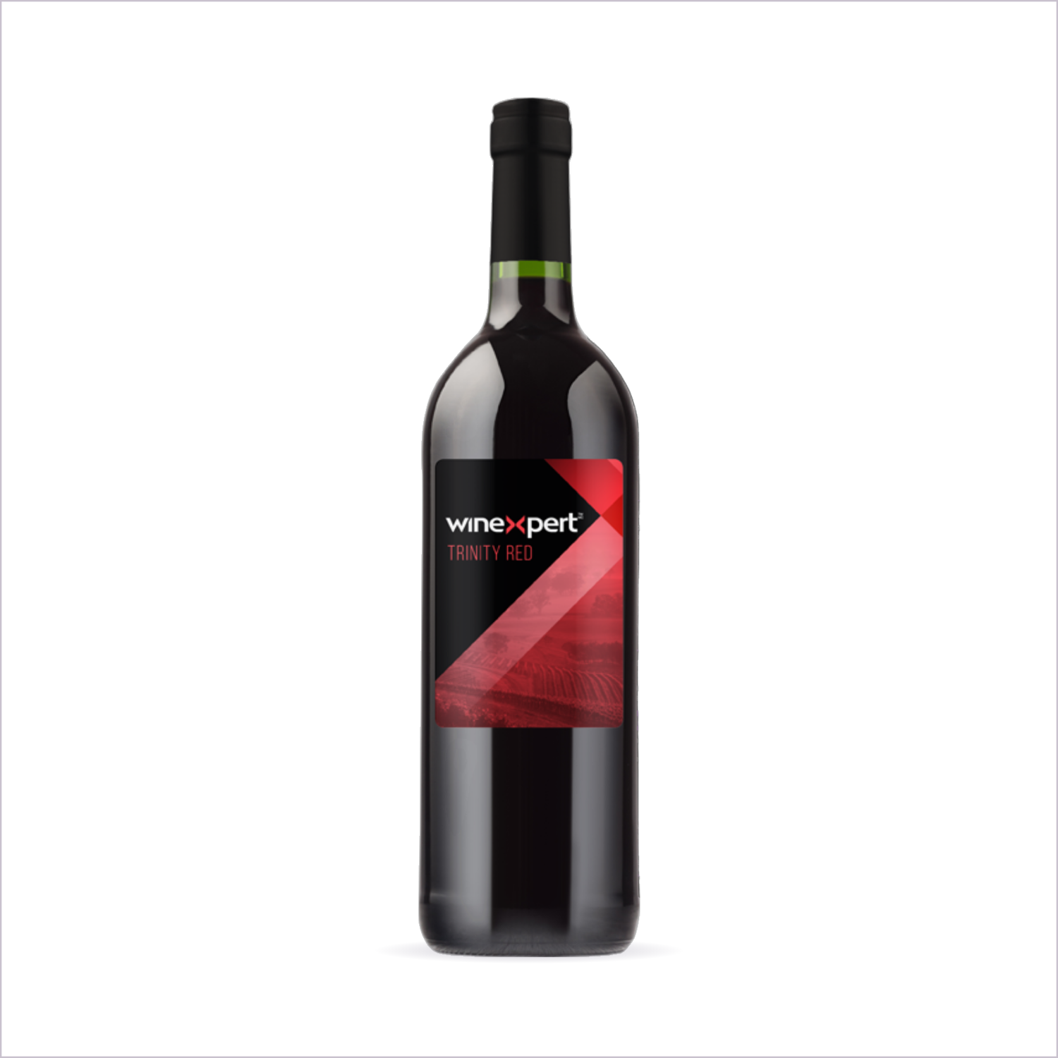 Winexpert Classic Trinity Red wine kit — bottle on white, Water'n'Wine Truro