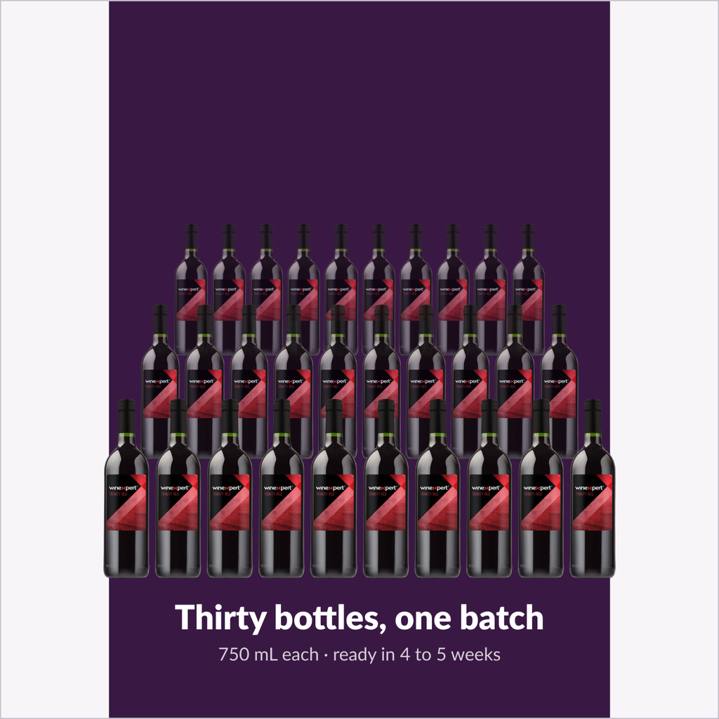 Winexpert Classic Trinity Red wine kit — thirty-bottle batch, Water'n'Wine Truro
