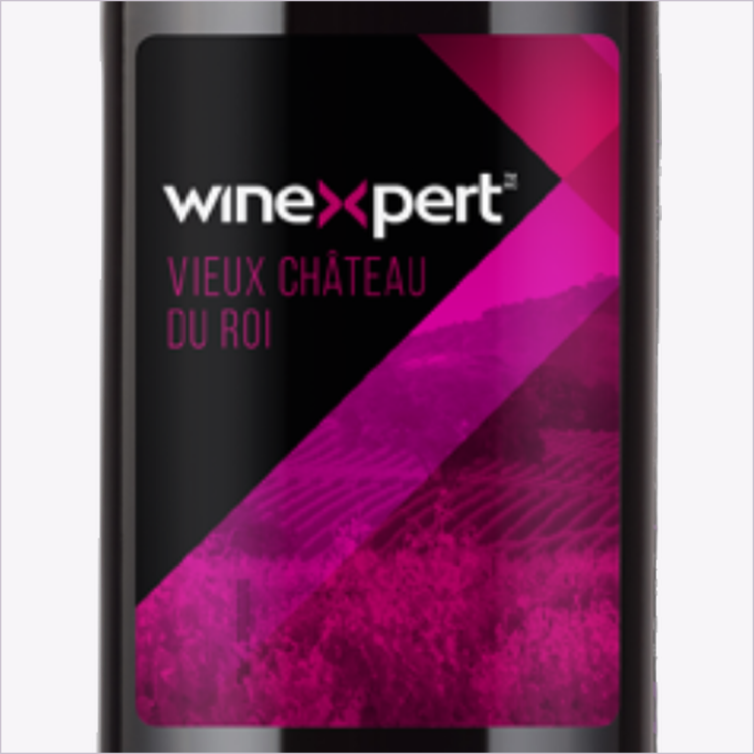 Winexpert Classic Vieux Château du Roi wine kit — label close-up, Water'n'Wine Truro