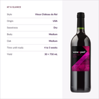 Winexpert Classic Vieux Château du Roi wine kit — at-a-glance spec card, Water'n'Wine Truro